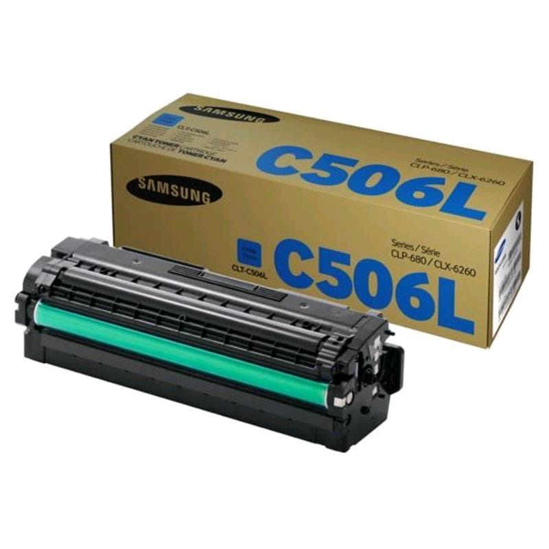 SAMSUNG TONER CLT-C506L CIANO 3.5K ORIGINALE - SU038A