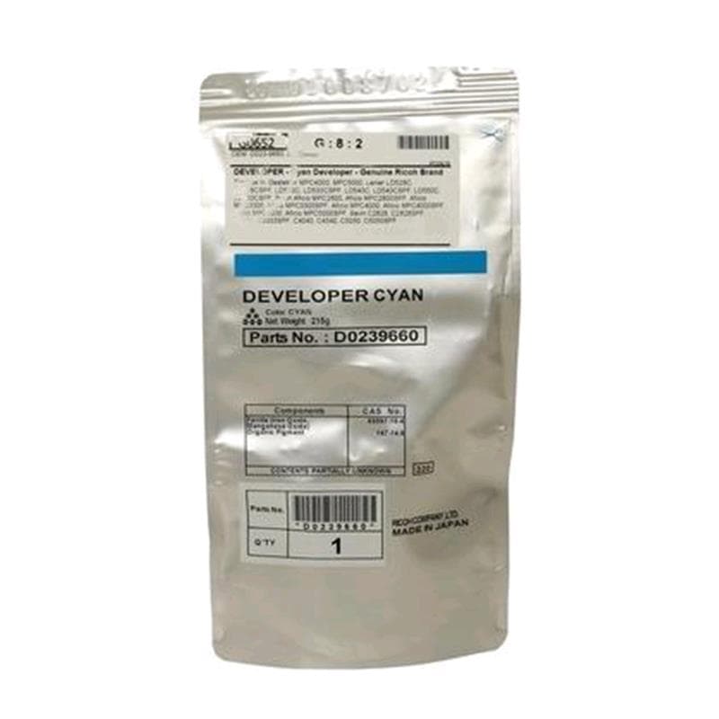 RICOH DEVELOPER D0239660 CIANO COMPATIBILE (OEM) MPC2030,2550,2800,3300,4000