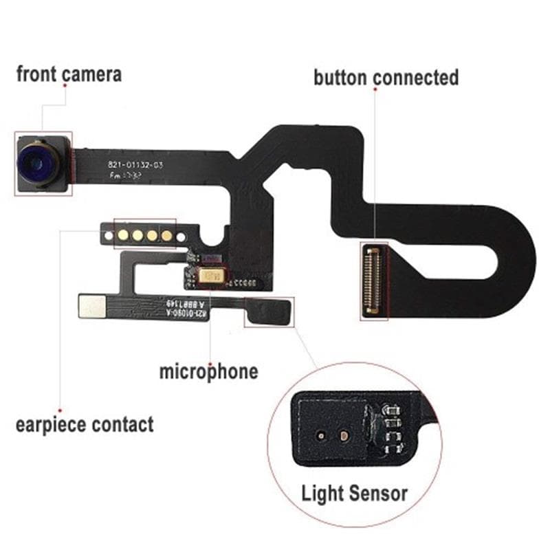 Telecamera frontale e sensore di prossimit� Apple iPhone 8 Plus