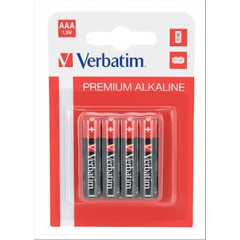 MINISTILO AAA ALCALINA VERBATIM (MN2400 \ LR03 - 4ba) 1.5V