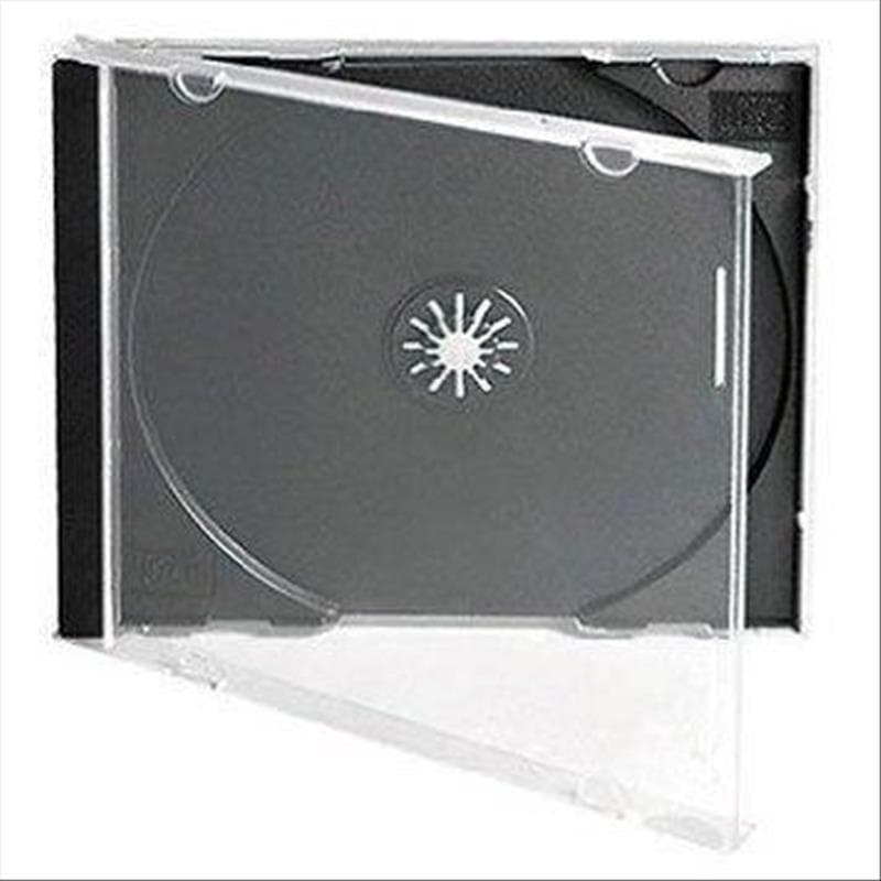 CUSTODIA 10.4mm CD JEWEL SINGOLO TRAY NERO lotto da 100pz