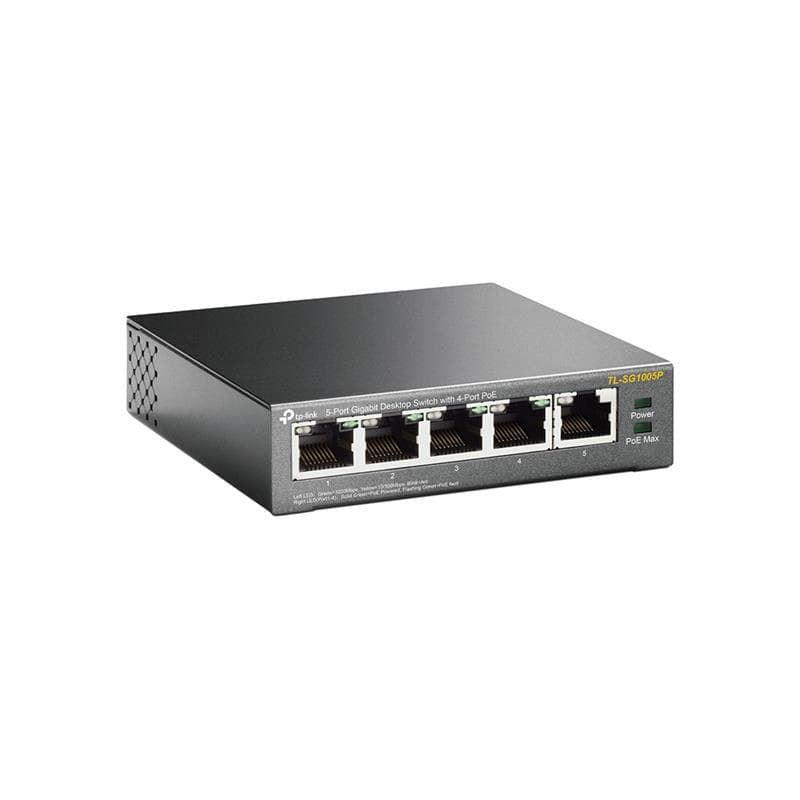 TP-LINK SWITCH 5 GIGABIT 4POE 56W