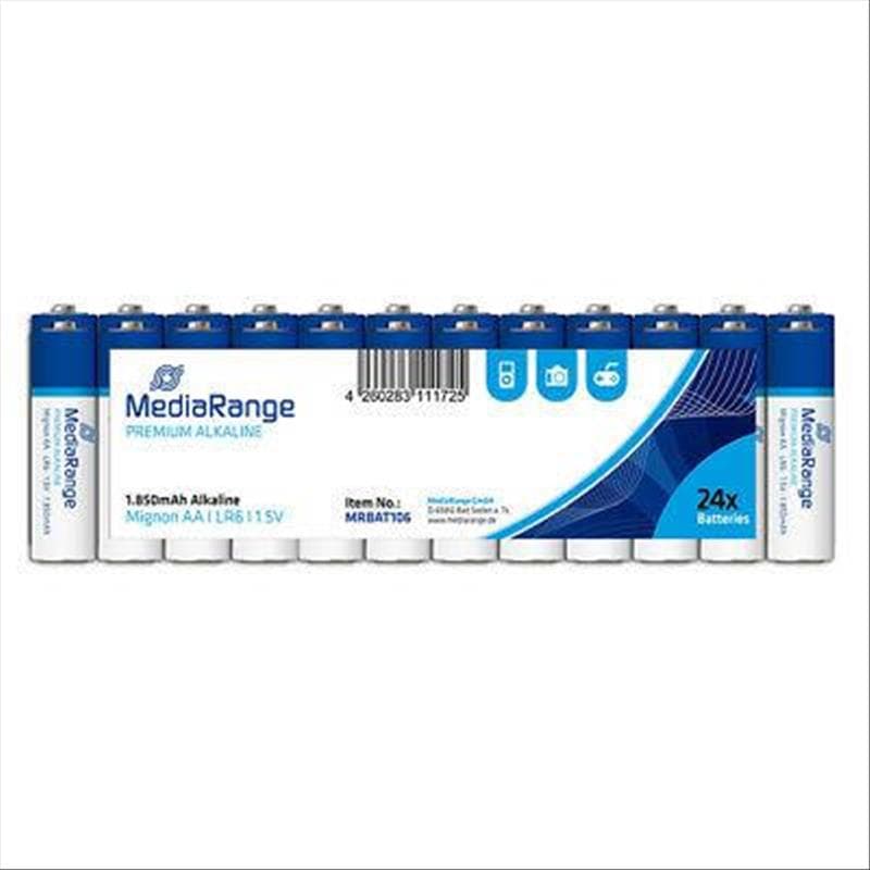 MINISTILO AAA ALCALINA MEDIARANGE (MN2400/LR03) 1.5V Conf.24pz