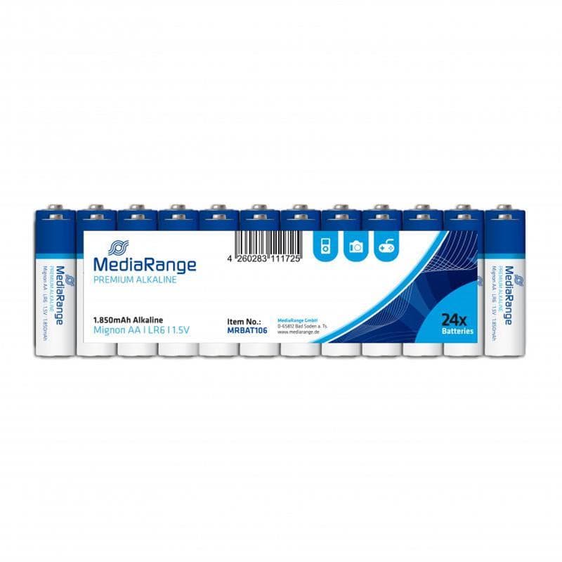 STILO AA ALCALINA MEDIARANGE INDUSTRIAL (MN1500/LR06) 1.5V Conf.24pz