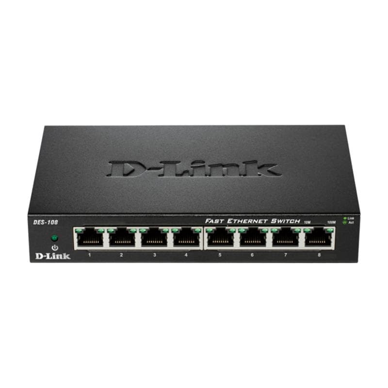 Switch Ethernet 8 porte 10/100