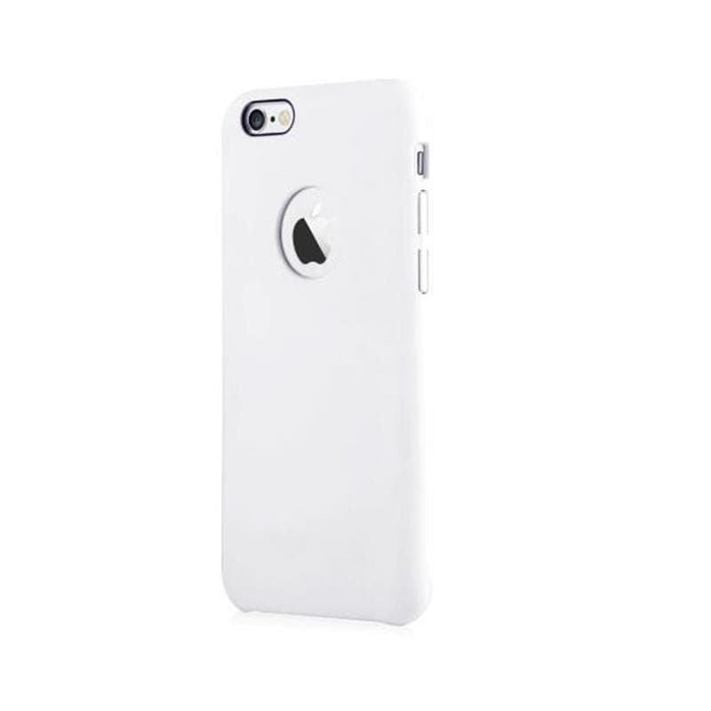 Cover C.E.O in Microfibra con Vista Logo Apple iPhone 6/6S Bianca