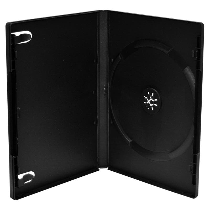 CUSTODIA 14mm DVD SINGOLA NERA MACCHINABILE lotto da 50pz