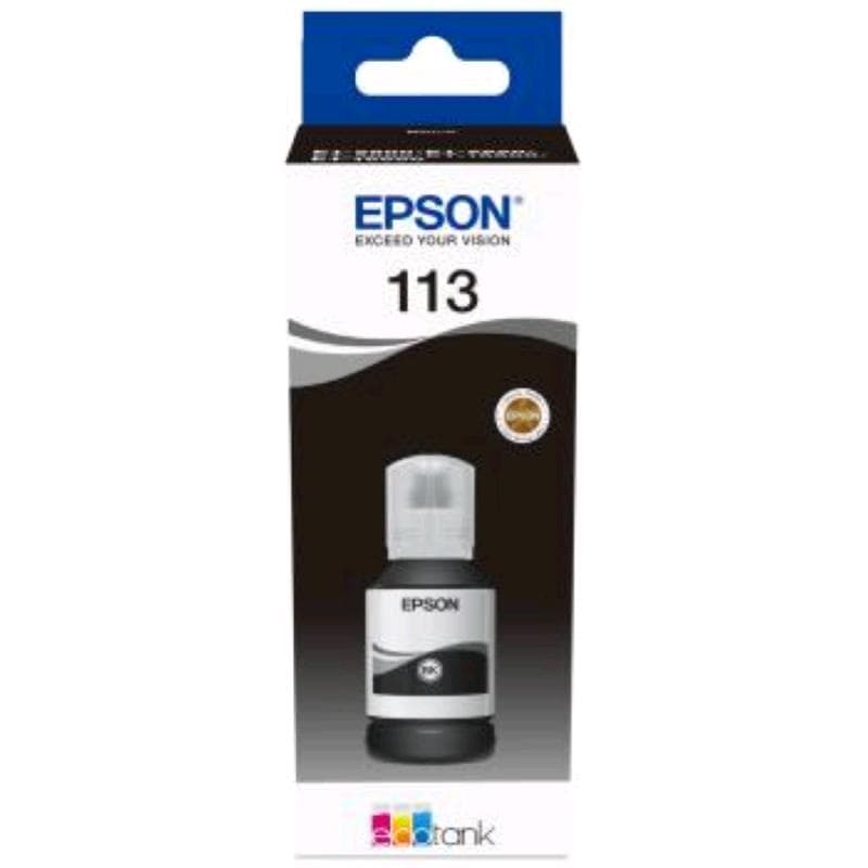 EPSON FLACONE 113 NERO 127ml ORIGINALE