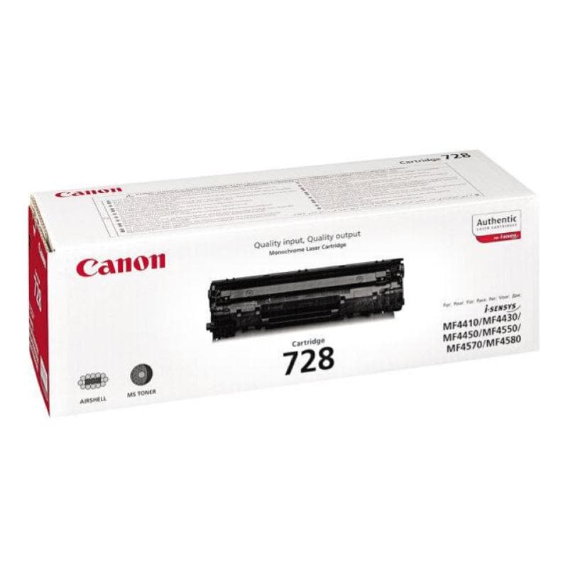 CANON TONER 728 NERO 2.1k ORIGINALE