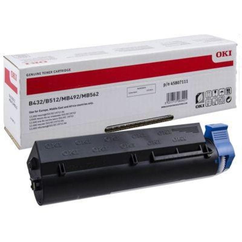 OKI TONER B412 NERO 12K ORIGINALE