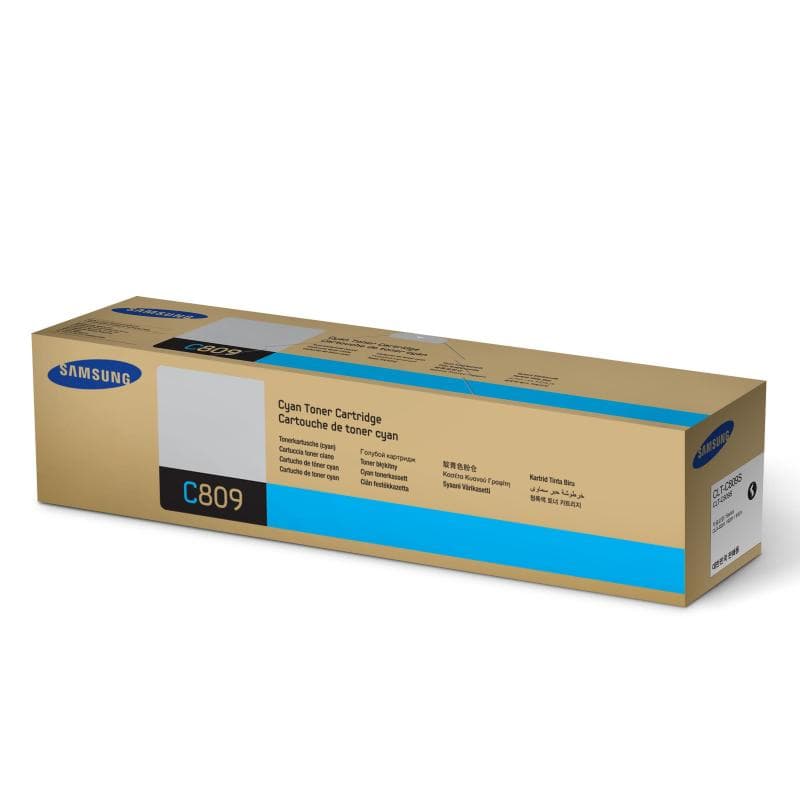 SAMSUNG TONER CLT-C809S CIANO 15K ORIGINALE - SS567A