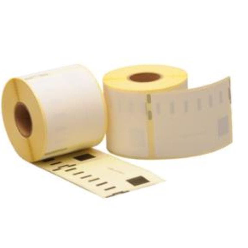 ROTOLO da 320 ETICHETTE ADESIVE BIANCHE COMPATIBILE DYMO 70mm x 54mm (99015) - MINIMO 50pz