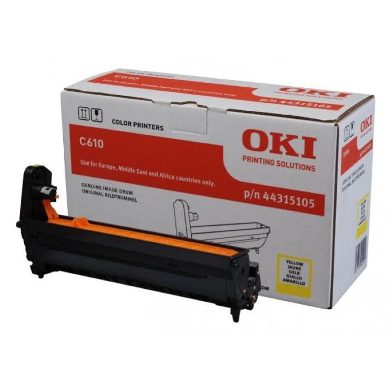 OKI DRUM C610 GIALLO 20K ORIGINALE