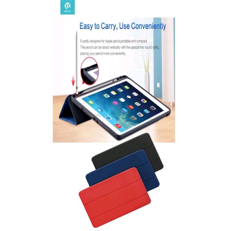 Cover a libro Apple iPad Air 4 10.9" 2020 con supporto pencil Nera