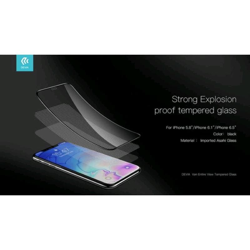 Protezione in vetro temperato Full Apple iPhone SE2 Bianca