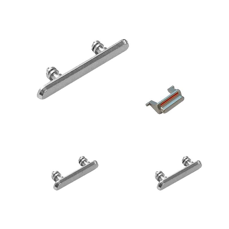 Set Pulsanti Volume+Mute+Power On/Off Apple iPhone XR Bianchi