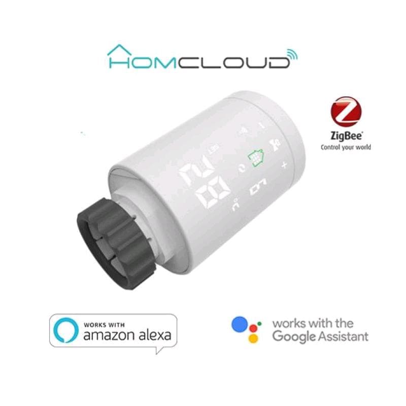 HomCloud Valvola termostatica per radiatori Smart digitale zigbee