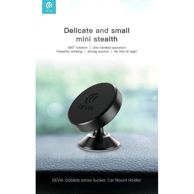 Supporto Smartphone da Auto Adesivo e Magnetico Regolabile
