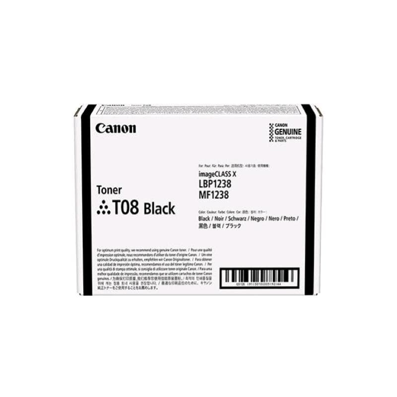 CANON TONER T08 NERO 11K ORIGINALE