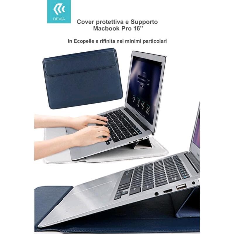 Cover protettiva Apple Macbook Pro 16'' con Supporto Blu