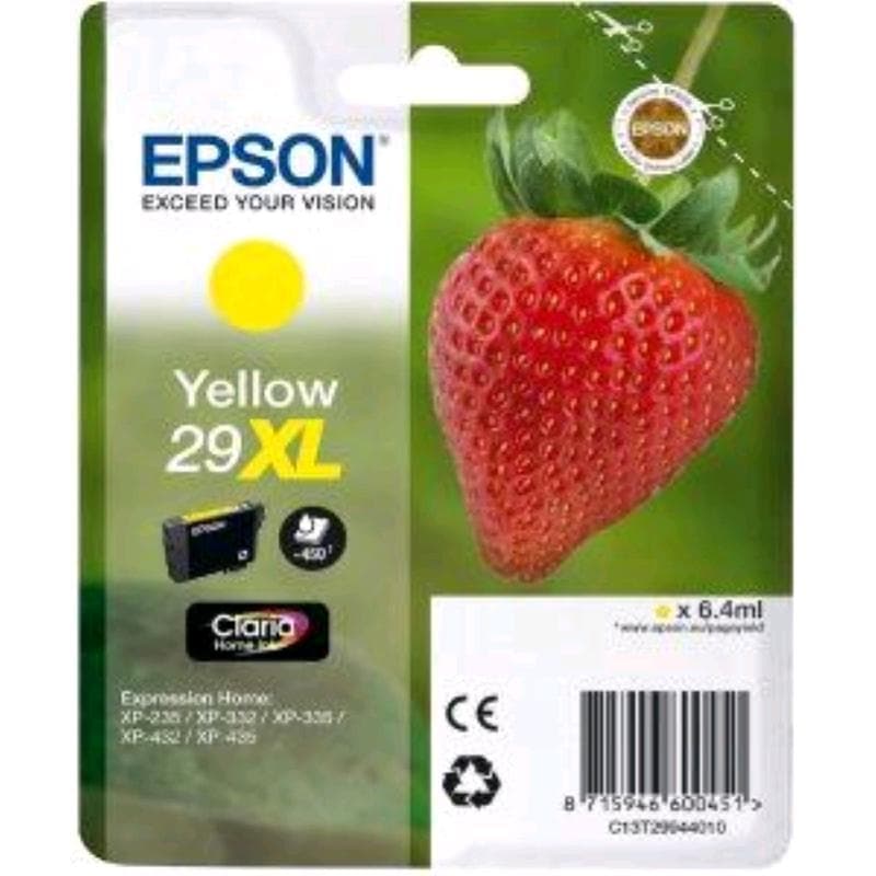 EPSON CARTUCCIA 29XL GIALLO ORIGINALE - FRAGOLA