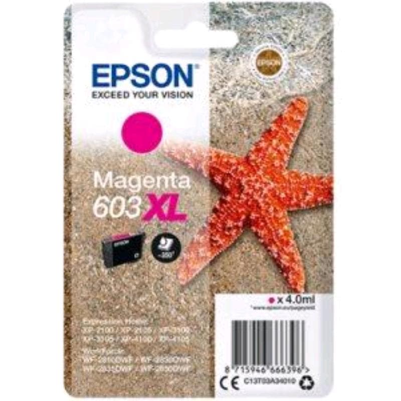 EPSON CARTUCCIA 603XL MAGENTA 4ml ORIGINALE - STELLA MARINA