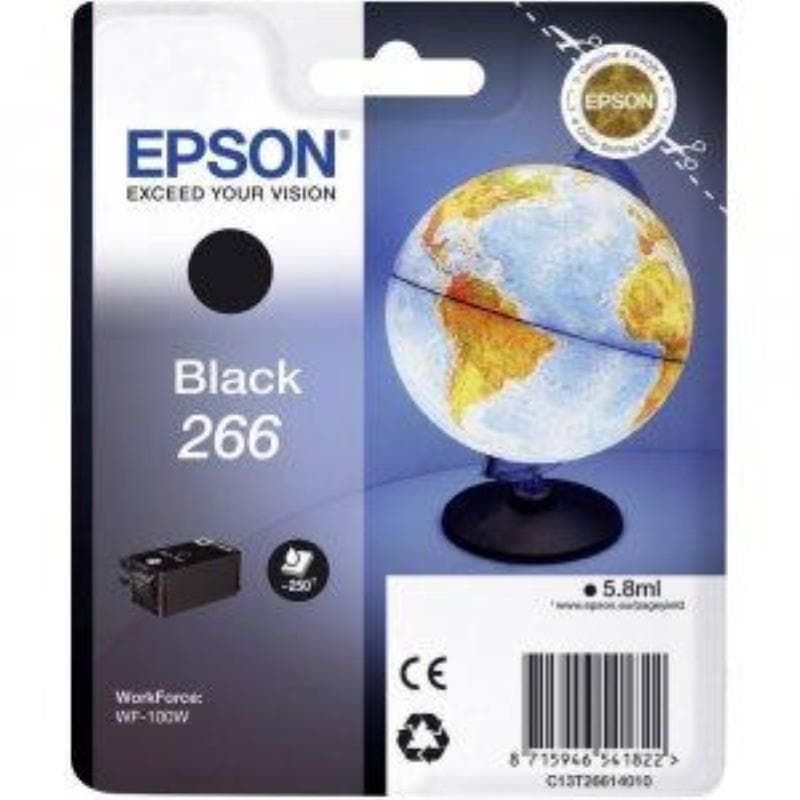 EPSON CARTUCCIA 266 NERO ORIGINALE - MAPPAMONDO