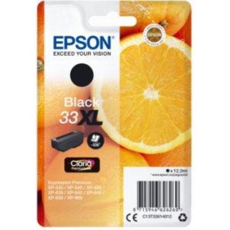 EPSON CARTUCCIA 33XL NERO ORIGINALE - ARANCIA