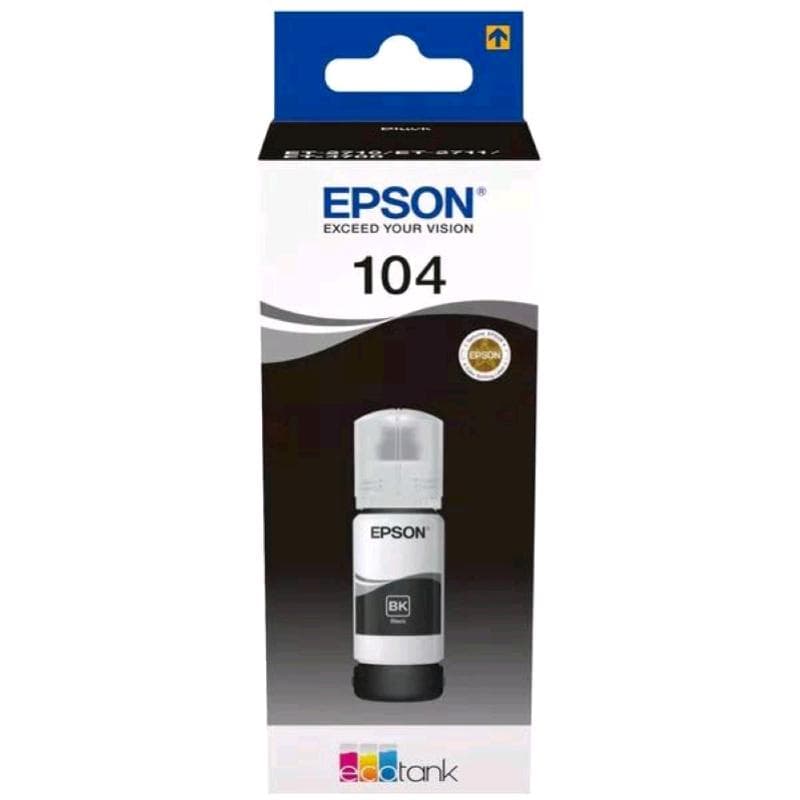 EPSON FLACONE 104 NERO 65ml ORIGINALE