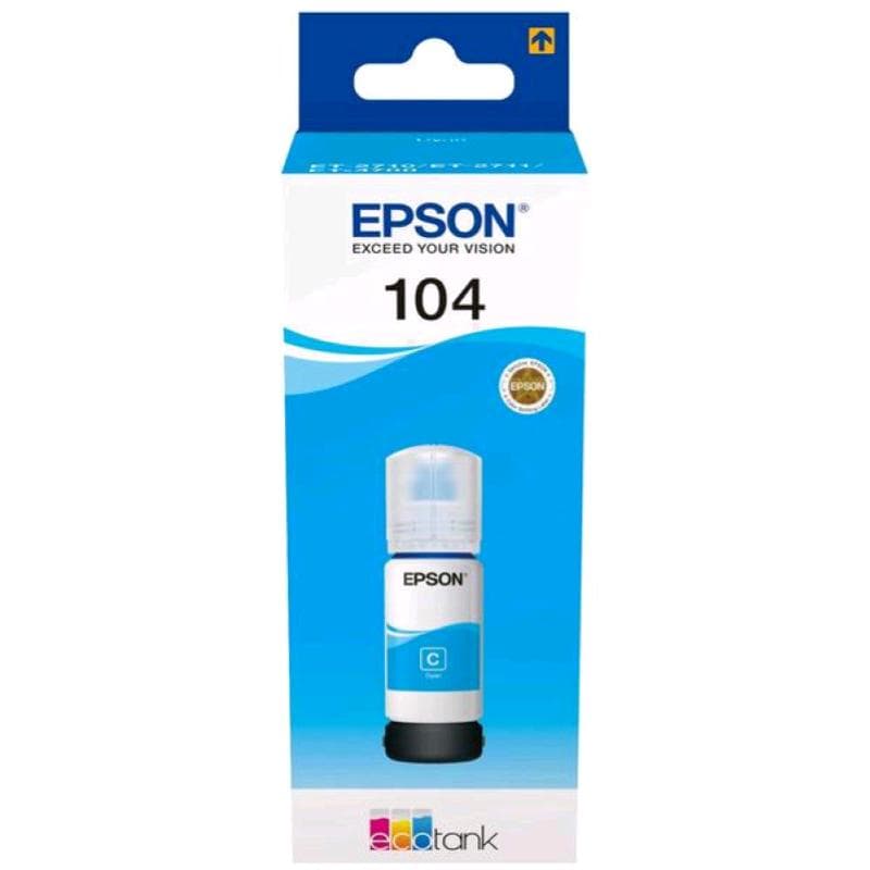 EPSON FLACONE 104 CIANO 65ml ORIGINALE