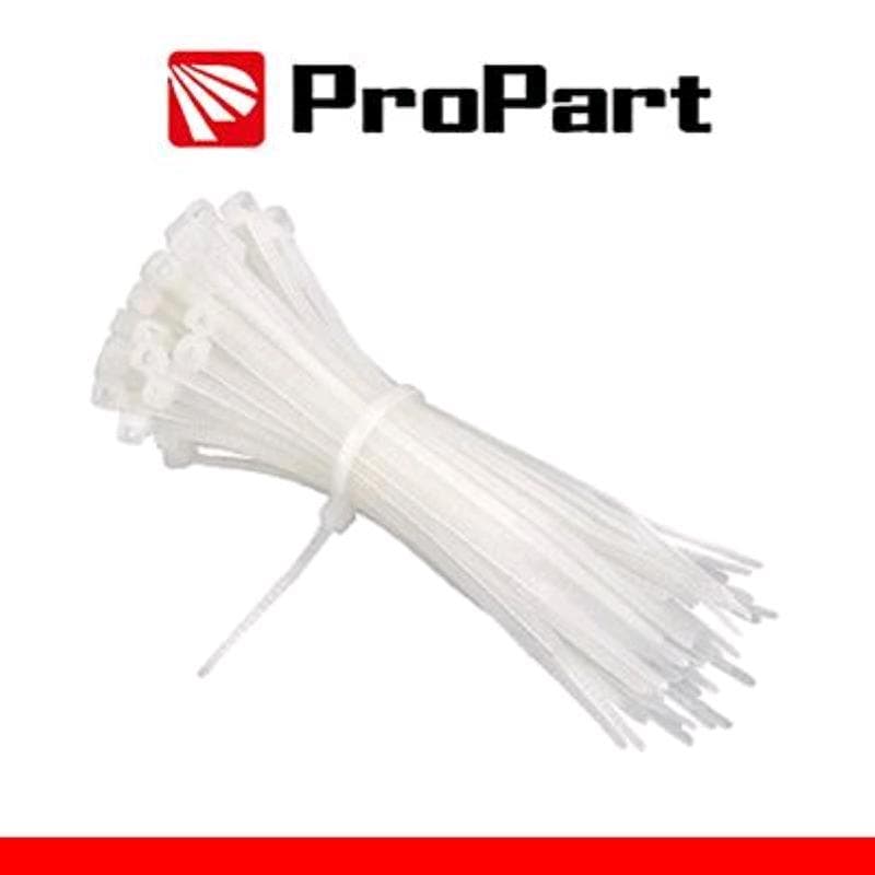 Fascette elettricista nylon 4,8x300mm Bianco 100pz