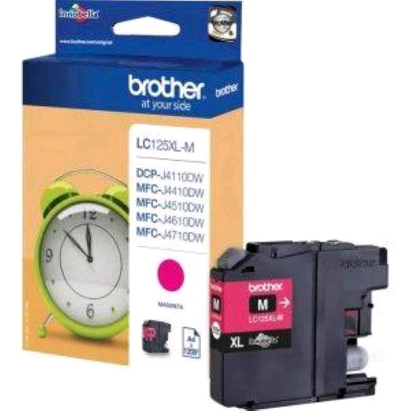BROTHER CARTUCCIA LC125XLM MAGENTA 8ml ORIGINALE