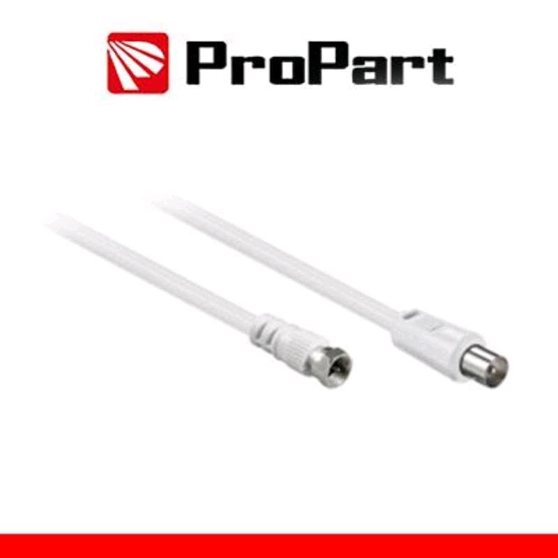 ProPart Cavo antenna TV IEC 1.5M SP - SP F Bianco