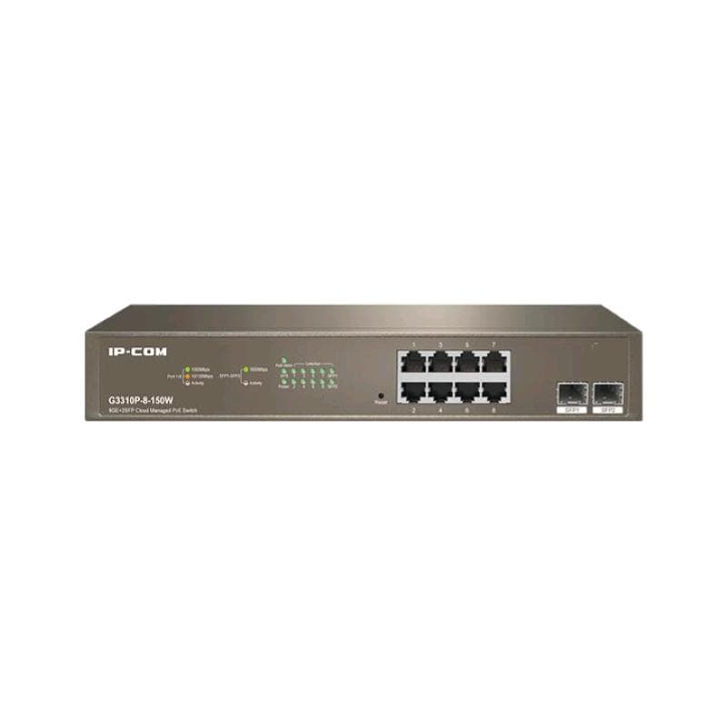 IP-COM 8GE+2SFP Cloud Managed PoE Switch