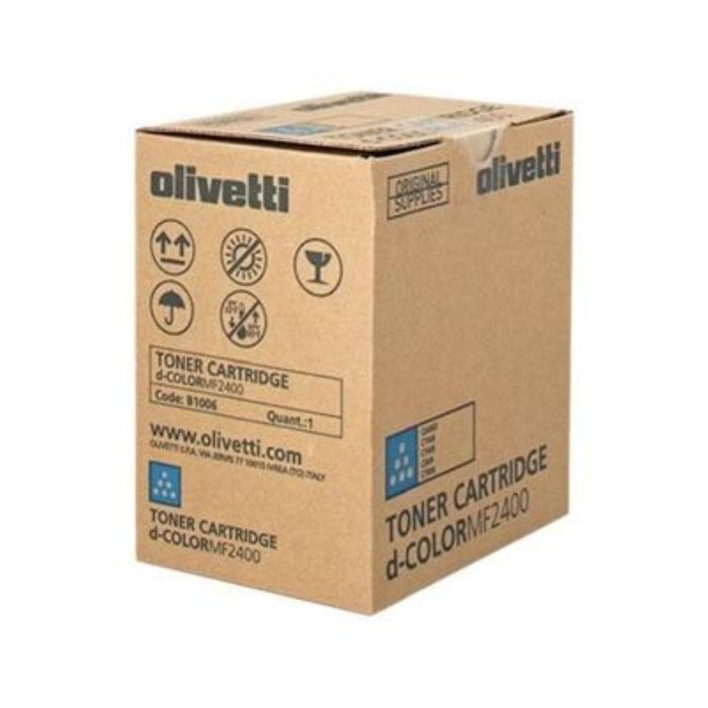 OLIVETTI TONER D-COLOR MF2400 CIANO 6K ORIGINALE