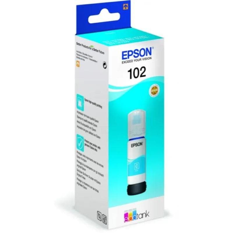 EPSON FLACONE 102 CIANO 70ml ORIGINALE