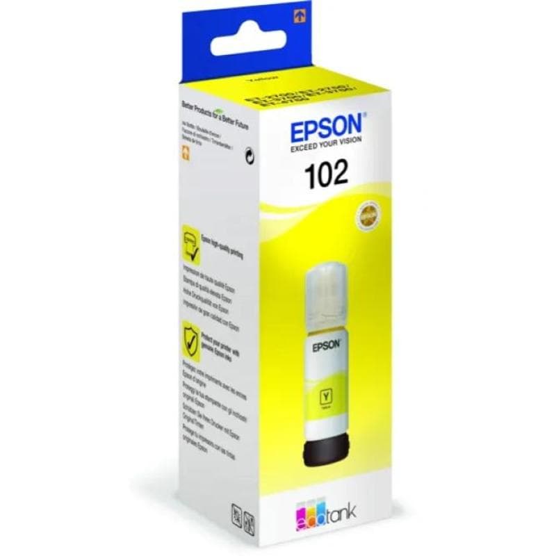 EPSON FLACONE 102 GIALLO 70ml ORIGINALE