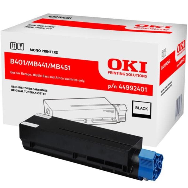 OKI TONER B401/MB441/MB451 NERO 1.5K ORIGINALE