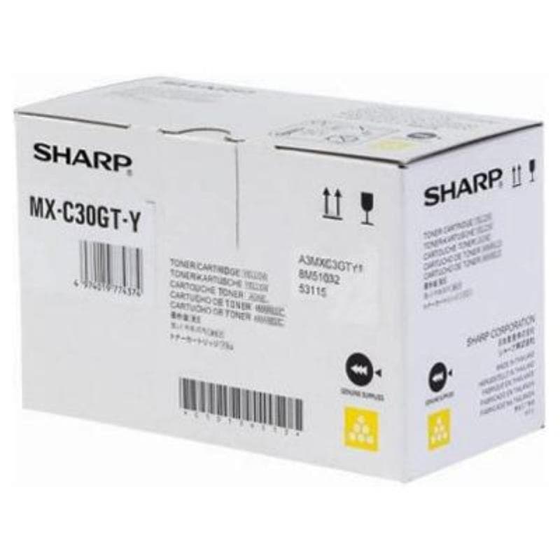 SHARP TONER MX-C30GTY GIALLO 6K ORIGINALE