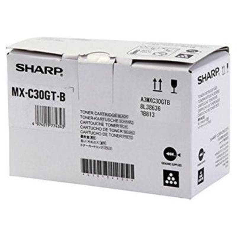 SHARP TONER MX-C30GTB NERO 6K ORIGINALE