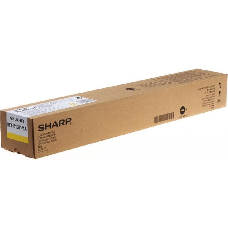 SHARP TONER MX-61GTYA GIALLO 24K ORIGINALE