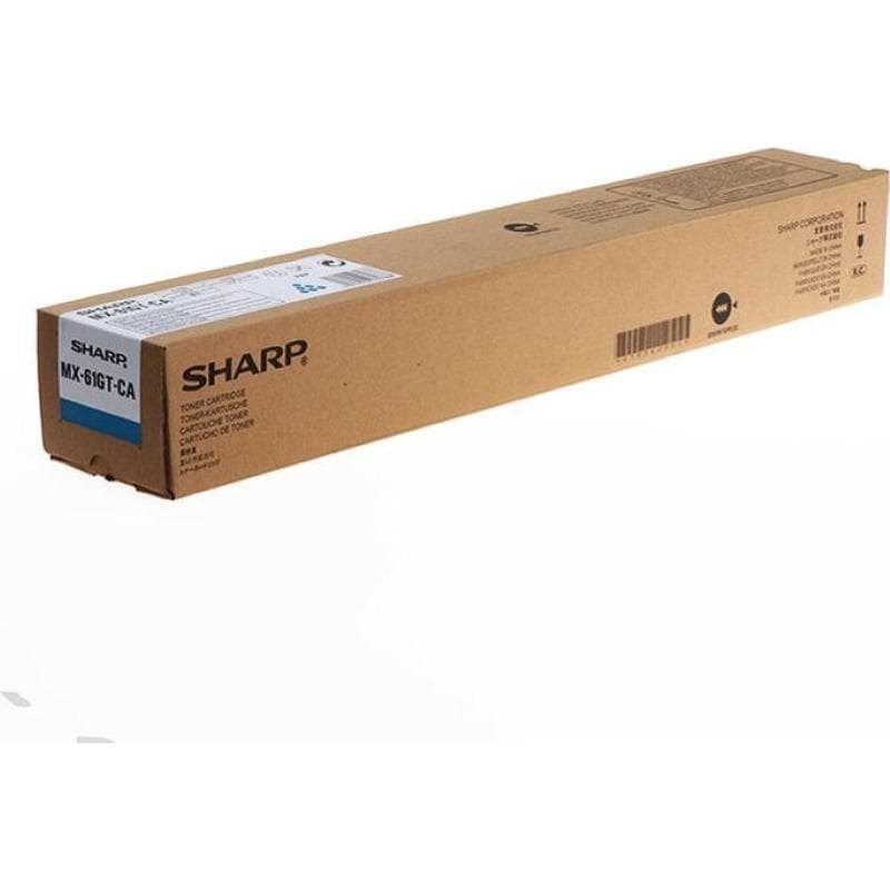 SHARP TONER MX-61GTCA CIANO 24K ORIGINALE
