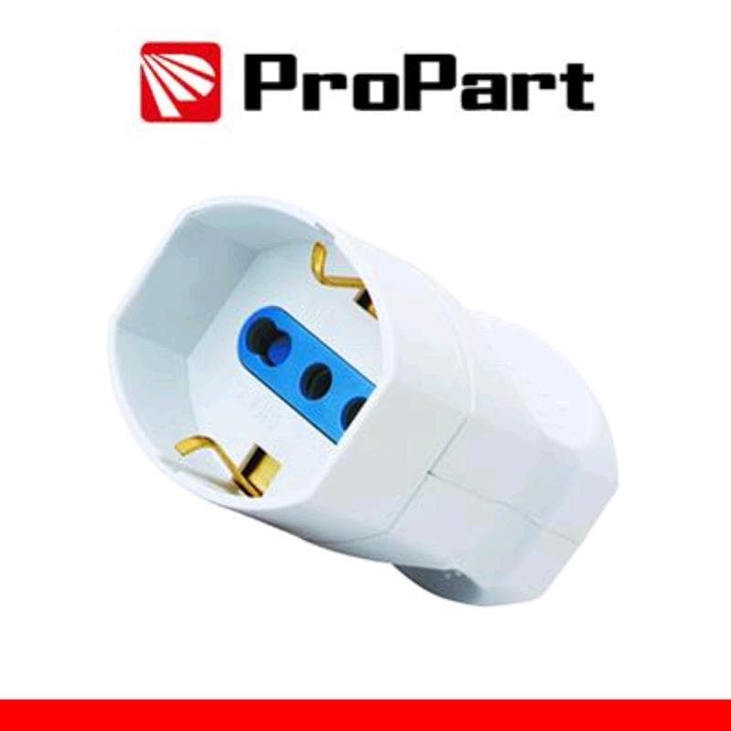 Propart Presa volante Bipasso/Schuko 2P+T - MINIMO 20pz