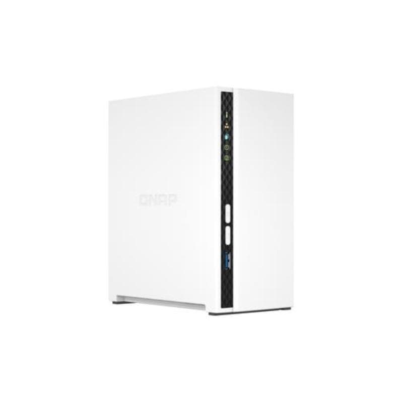 QNAP NAS TOWER 2BAY ARM 4CORE 2.0GHz 2xSATA 6GB/S 3.5"/2.5" 2GB RAM ON-BOARD 1xGBE, 1xUSB3.2 GEN1, CAPACITA MAX 18TB A BAY