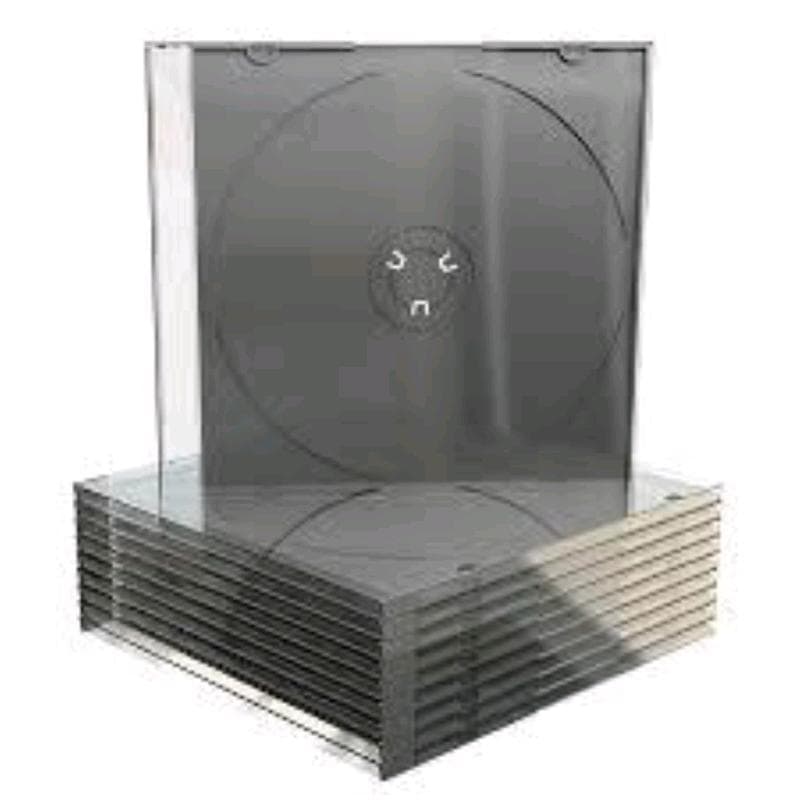 CUSTODIA 5.2mm CD SLIM SINGOLA TRAY NERO Conf.10pz