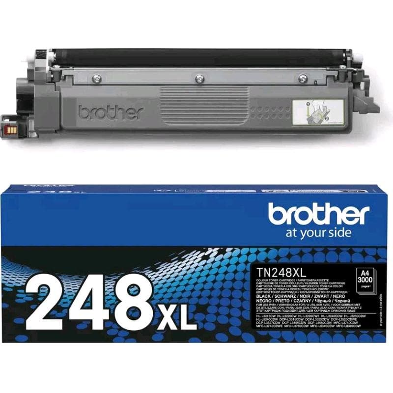 BROTHER TONER TN248XLBK NERO 3K ORIGINALE