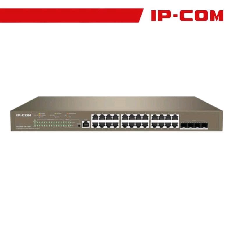 IP-COM Switch PoE Cloud Managed 24 port GE + 4 SFP+