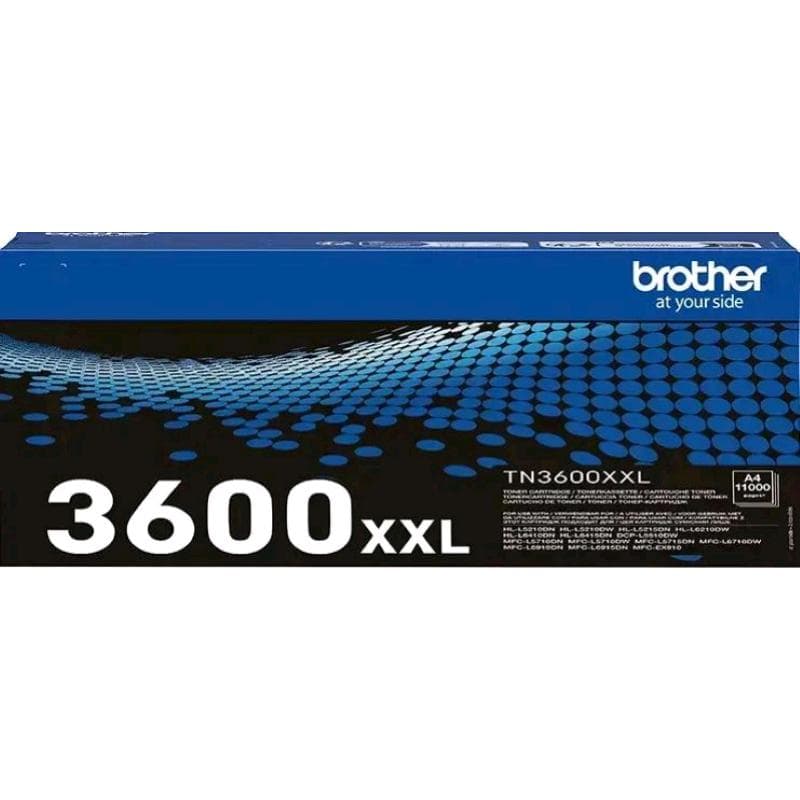 BROTHER TONER TN3600XXL NERO 11K ORIGINALE