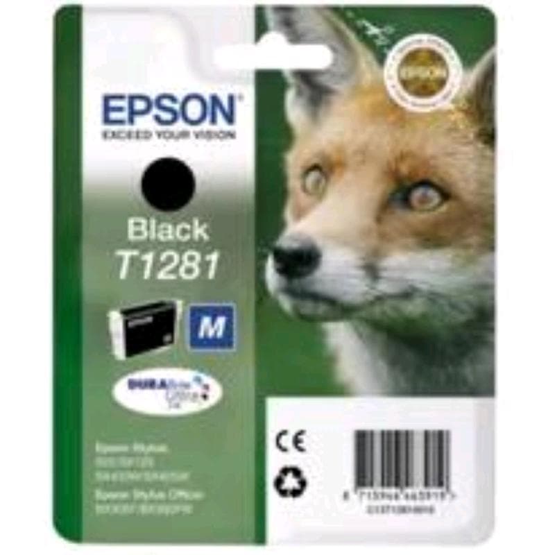 EPSON CARTUCCIA T1281 NERO ORIGINALE - VOLPE