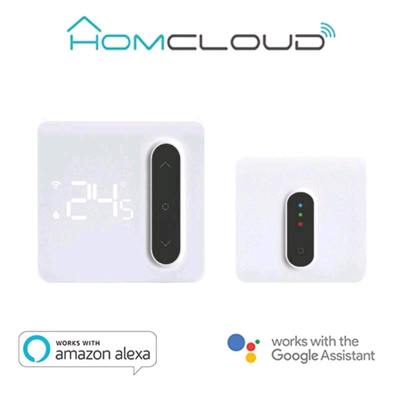HomCloud Cronotermostato digitale Smart Homcloud Wi-Fi + ricevitore RF